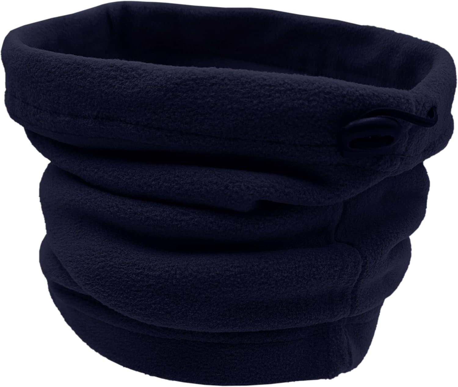 Thermal Neck Gaiters, 3 Pack Warm Winter Scarf Tube, Soft Fleece, Adjustable Strap Bulk