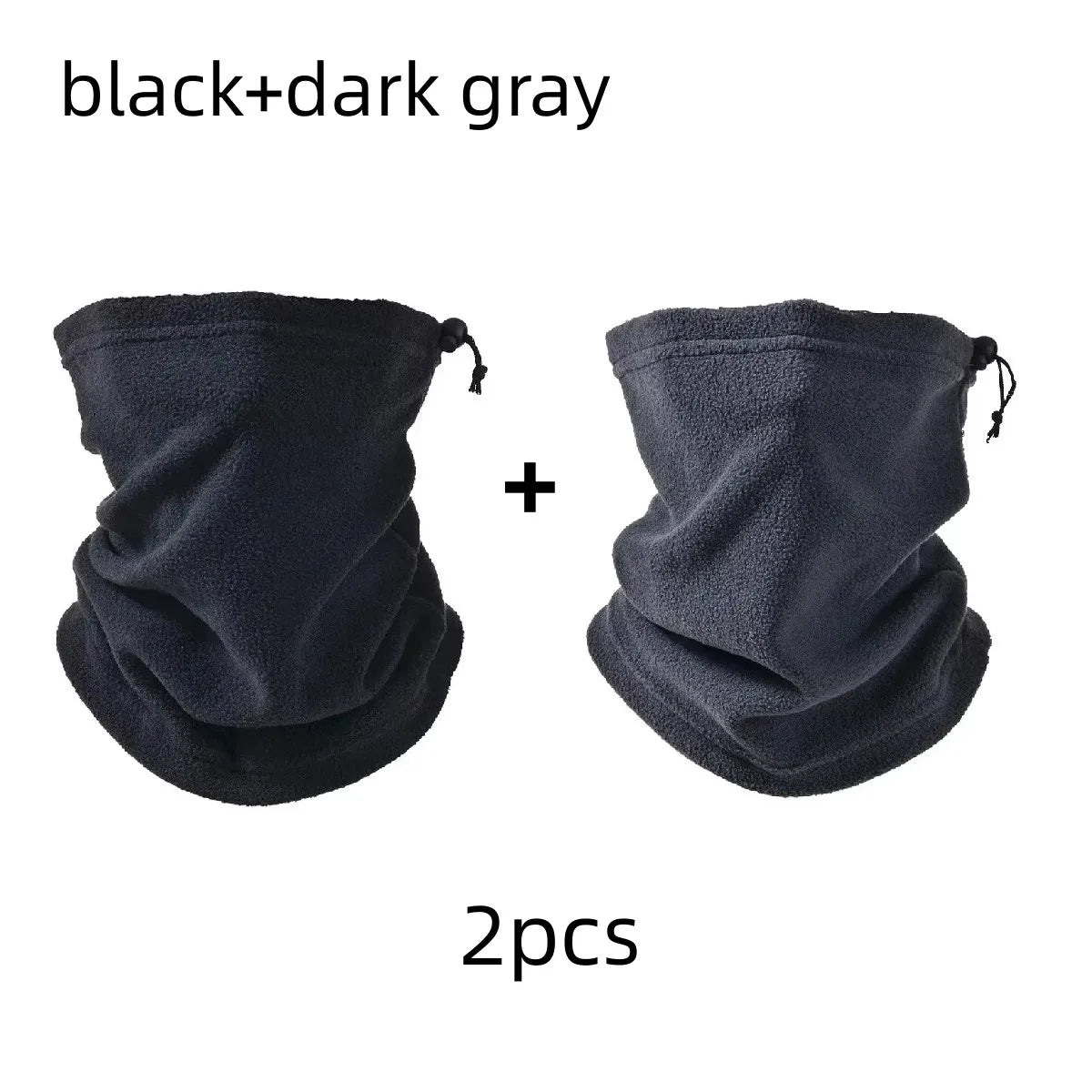 1/2Pcs Fleece Neck Warmer Winter Neck Windproof Tube Scarf for Men Bandana Mask Soft Half Face Cover Snowboard Gaiter Women 2025