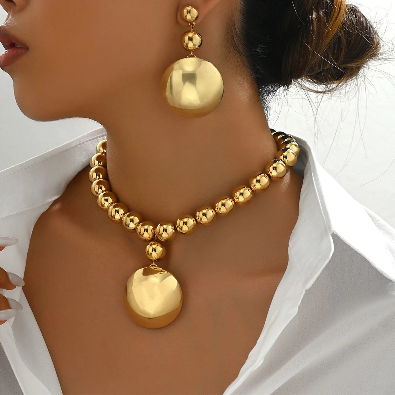 2/3/4Pcs Earrings Set Necklace Ring Bracelet Jewelry Set Bridal Wedding Banquet Accessories Fashionable Women Party Holiday Gift