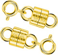 925 Sterling Silver Magnetic Necklace Clasps and Closures Min Magnetic Clasps for Necklaces Bracelets Chain Extender Connector for Jewelry Making Necklace 2Pack