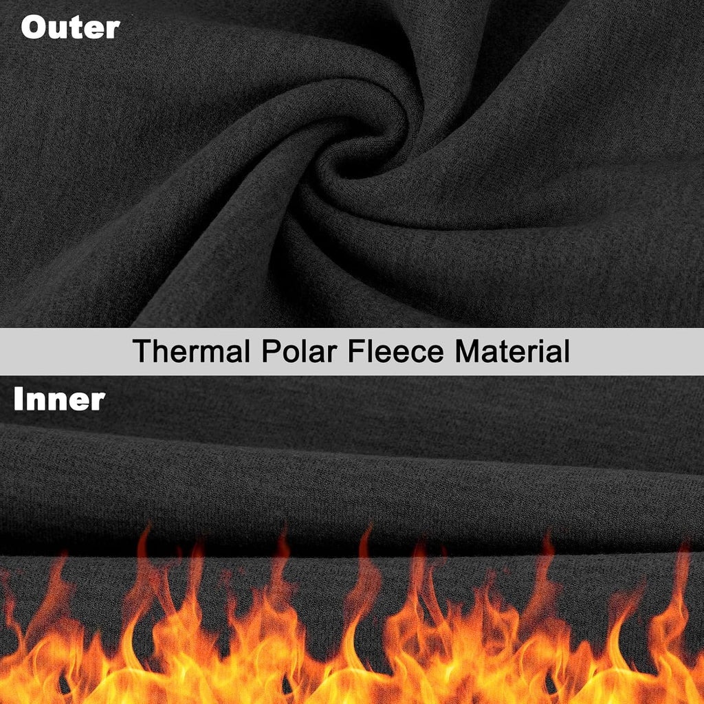 Winter Neck Warmer, Windproof Neck Gaiter Cold Weather Scarf Face Covering, Ski Gaiter for Men Women
