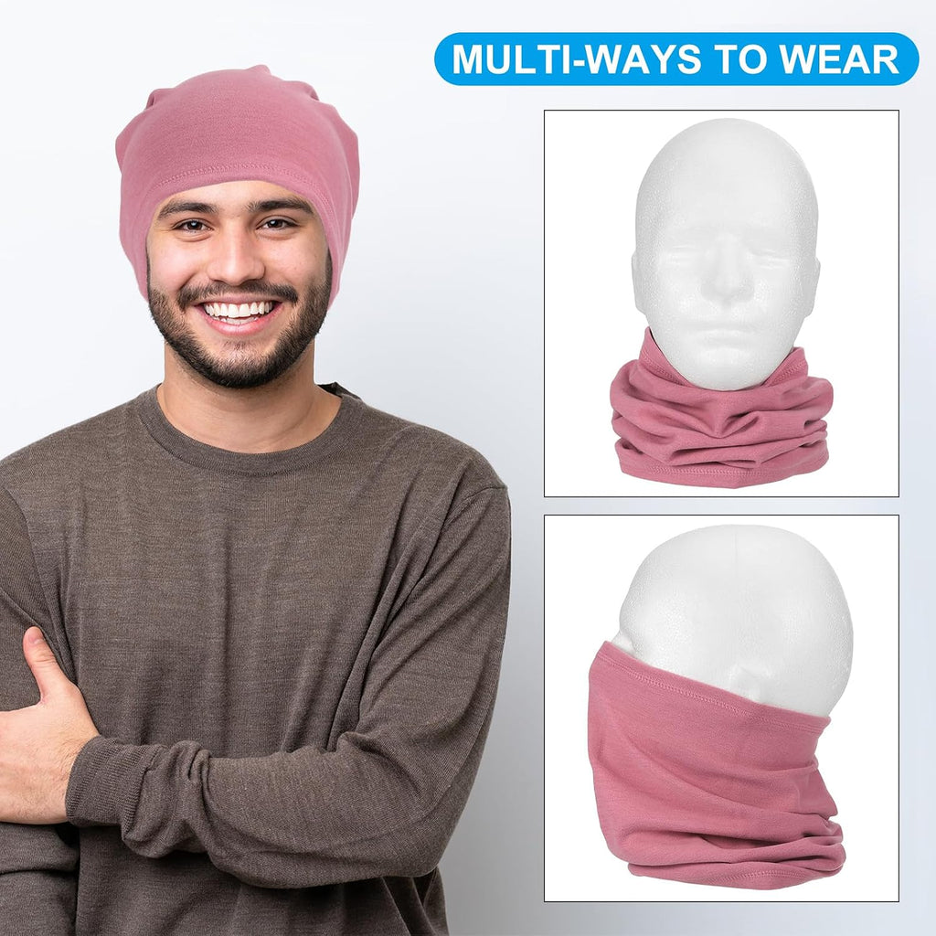 Winter Neck Warmer, Windproof Neck Gaiter Cold Weather Scarf Face Covering, Ski Gaiter for Men Women
