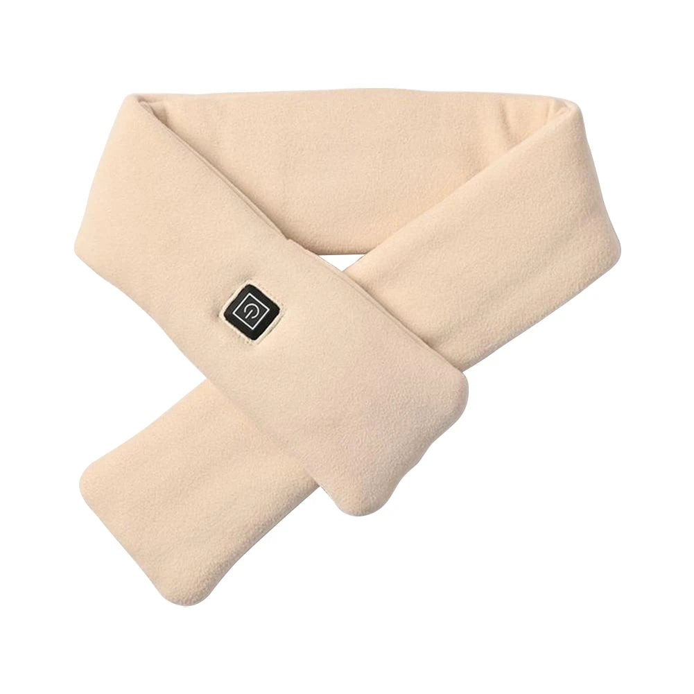 Outdoor Warm Electric Heating Scarf 3 Gear Winter Heated Scarf Neck Warmer USB Heater Thermal Shawl Neck Wrap Fleece Women Scarf