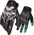 Motorcycle Gloves for Men Women Touchscreen, Lightweight Dirt Bike Glove Non-Slip, Skeleton Motorcycle Riding Glove