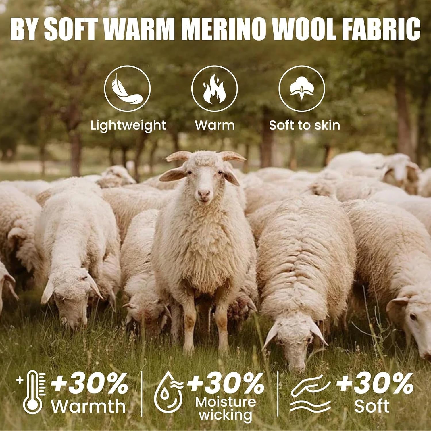 Merino Wool Running Gloves for Winter Lightweight Touchscreen Thermal Knit Glove for Men&Women Upgraded