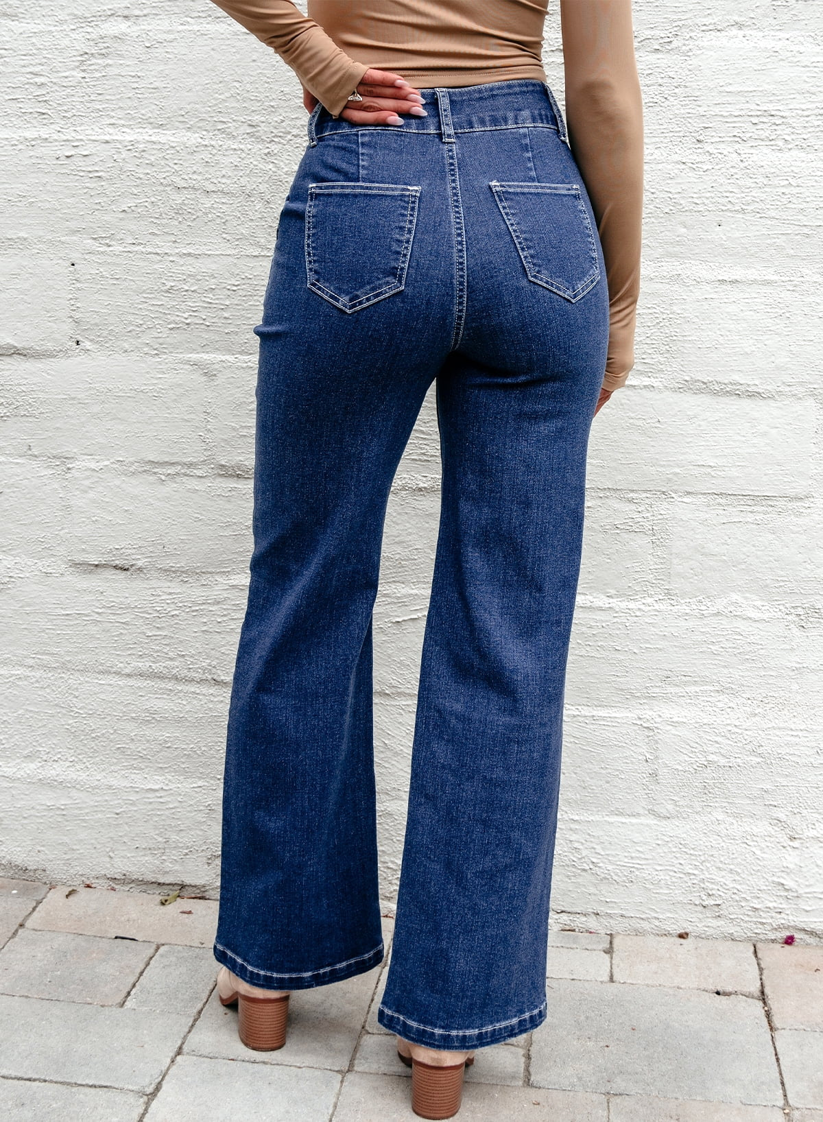 Baggy Jeans for Women High Waist Jeans Vintage Wide Leg Denim Pants Womens Casual Trousers