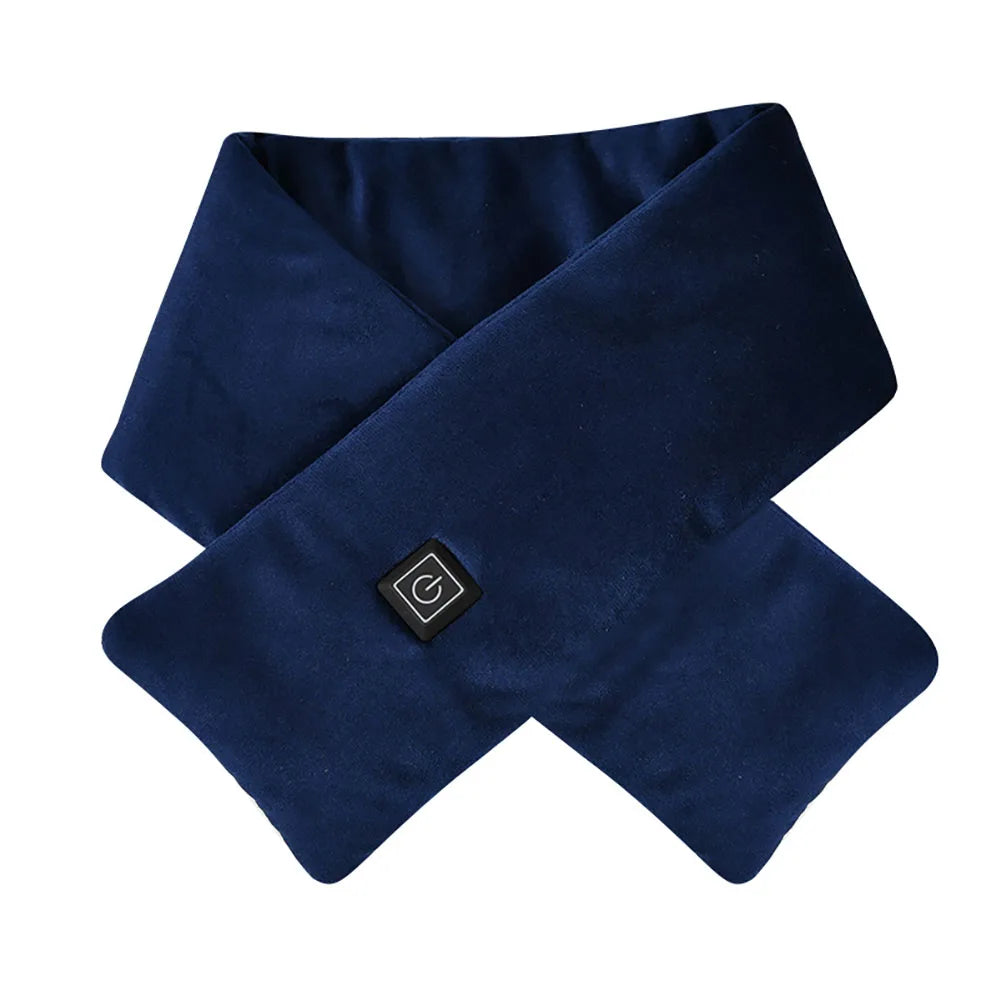 Outdoor Warm Electric Heating Scarf 3 Gear Winter Heated Scarf Neck Warmer USB Heater Thermal Shawl Neck Wrap Fleece Women Scarf