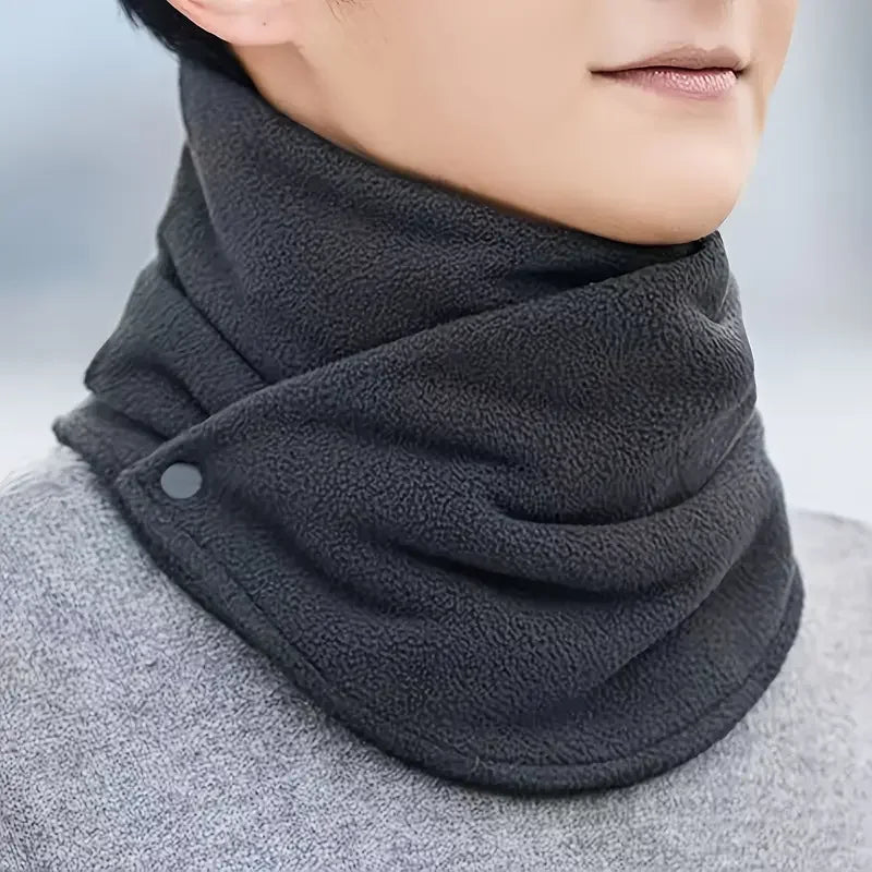 Winter Neck Scarf Thermal Anti-Cold Fleece Neck Scarf Winter Outdoor Sports Scarves Cold-Proof Collar Neckerchief Ski Tube Scarf