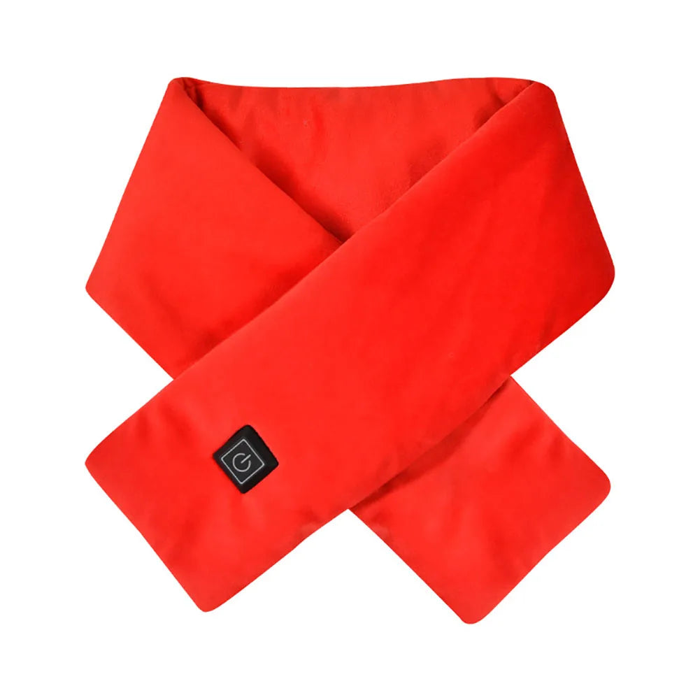 Outdoor Warm Electric Heating Scarf 3 Gear Winter Heated Scarf Neck Warmer USB Heater Thermal Shawl Neck Wrap Fleece Women Scarf