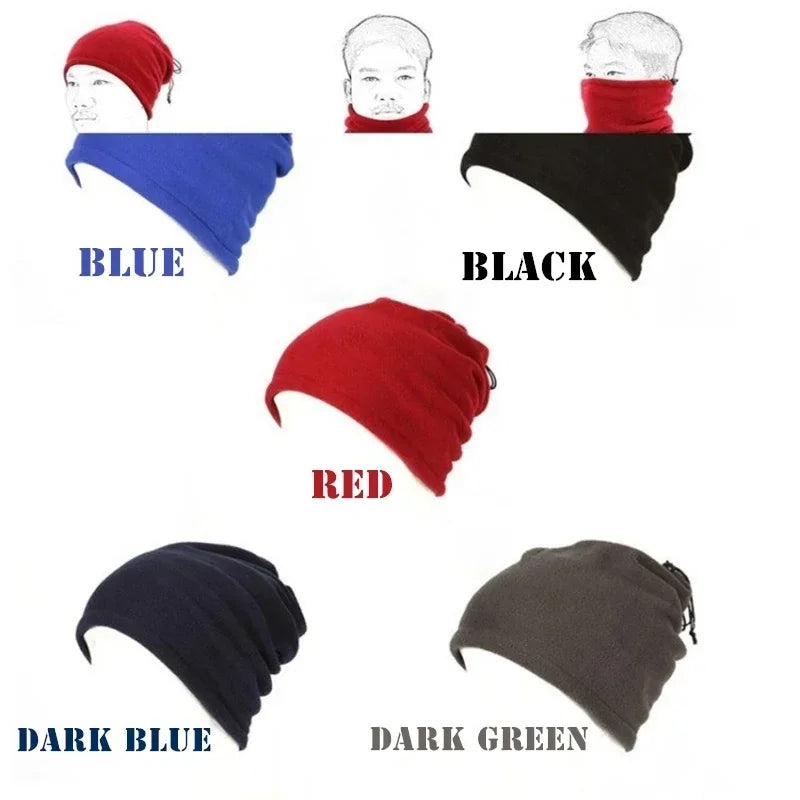 Polar Fleece Neck Tube Ear Warmer Fishing Skating Running Sport Scarf Face Mask Camping Hiking