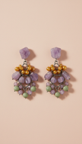 Lavender Mist Statement Earrings