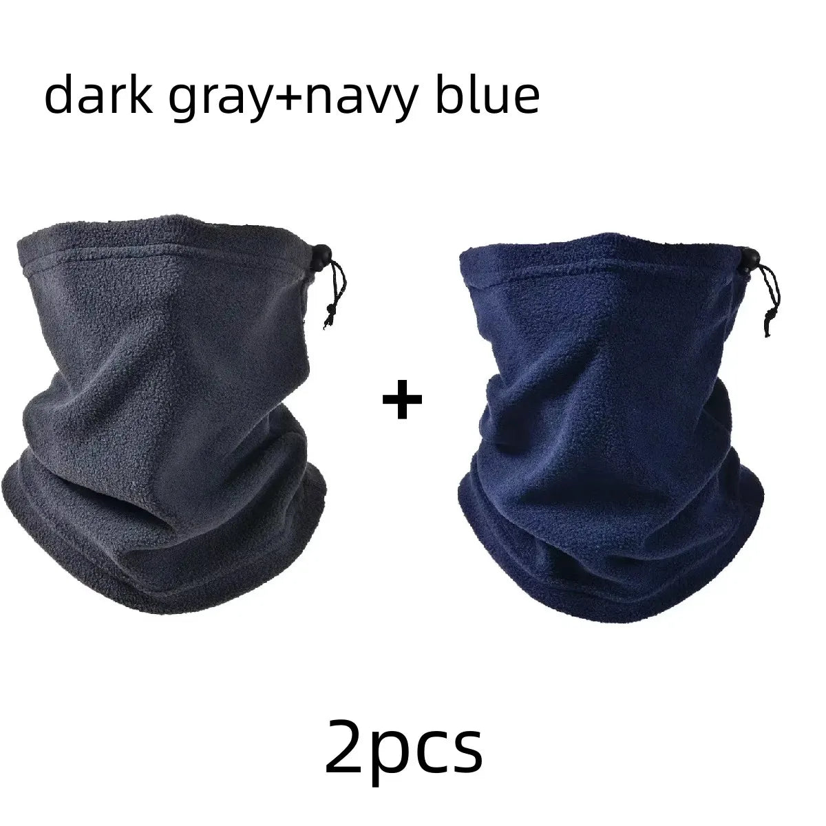 1/2Pcs Fleece Neck Warmer Winter Neck Windproof Tube Scarf for Men Bandana Mask Soft Half Face Cover Snowboard Gaiter Women 2025