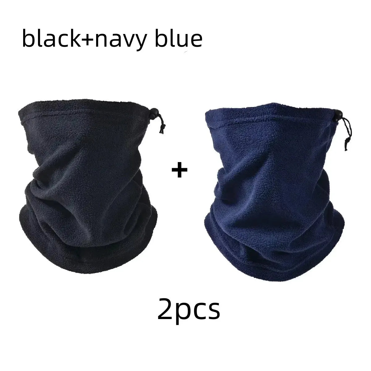 1/2Pcs Fleece Neck Warmer Winter Neck Windproof Tube Scarf for Men Bandana Mask Soft Half Face Cover Snowboard Gaiter Women 2025