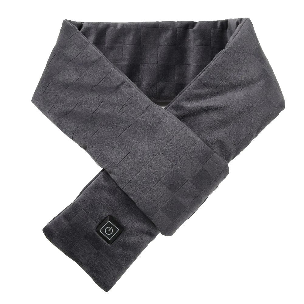 Outdoor Warm Electric Heating Scarf 3 Gear Winter Heated Scarf Neck Warmer USB Heater Thermal Shawl Neck Wrap Fleece Women Scarf