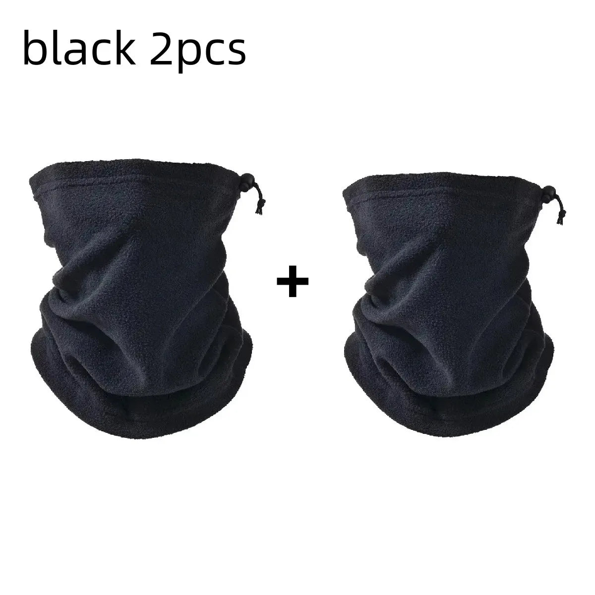 1/2Pcs Fleece Neck Warmer Winter Neck Windproof Tube Scarf for Men Bandana Mask Soft Half Face Cover Snowboard Gaiter Women 2025