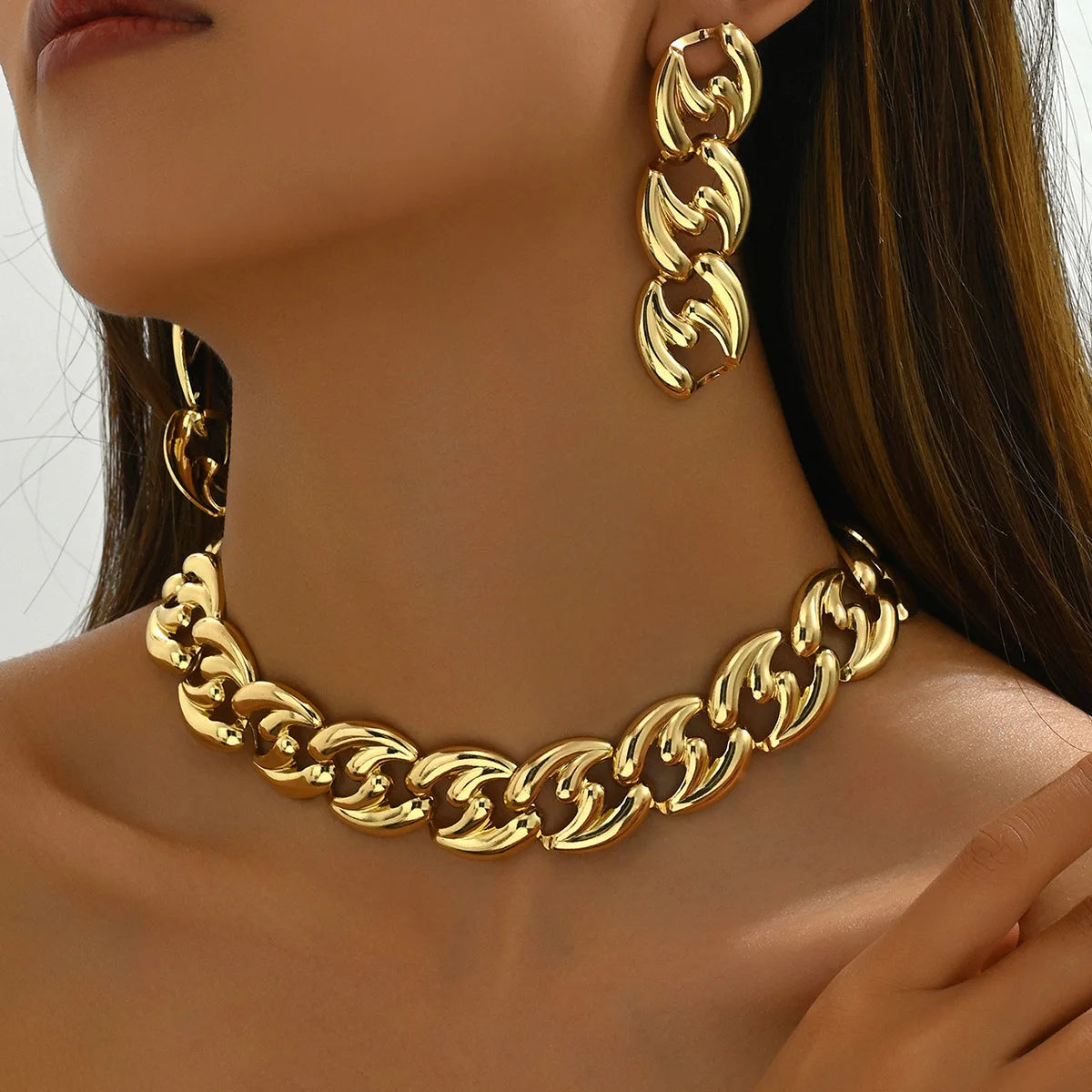 2/3/4Pcs Earrings Set Necklace Ring Bracelet Jewelry Set Bridal Wedding Banquet Accessories Fashionable Women Party Holiday Gift